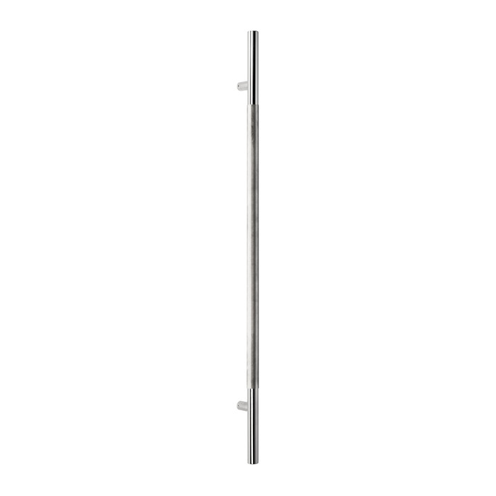 Sure-Loc Knurled Long Door Pull, Single-Sided with Thru-Bolt Mounting