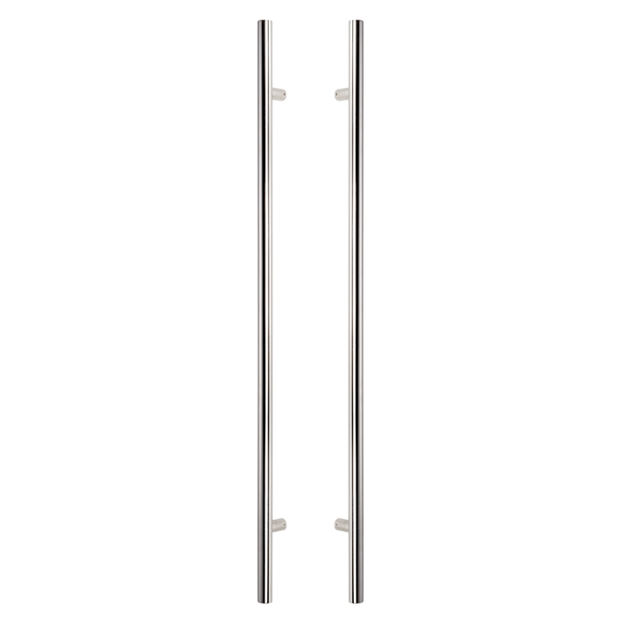 Sure-Loc Round Long Door Pull, Double-Sided for 1/2" - 21/4" Thick Doors