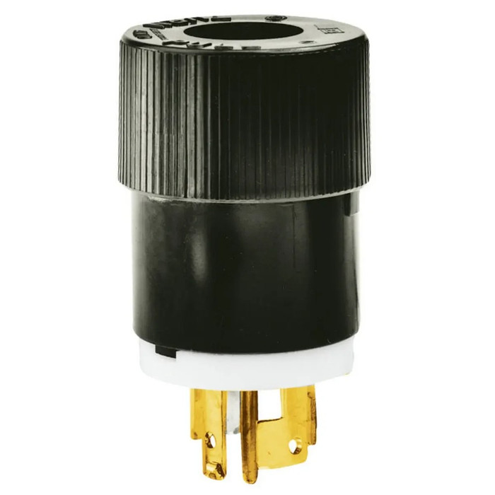 Bryant 3431 4-Pole 5-Wire Twist-Lock Plug, 20A 120/208V