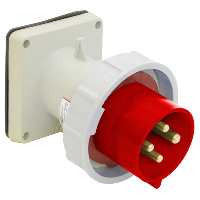 Bryant 520B7W 277/480V Electrical Power Inlet, 20A-100A Motor Rated