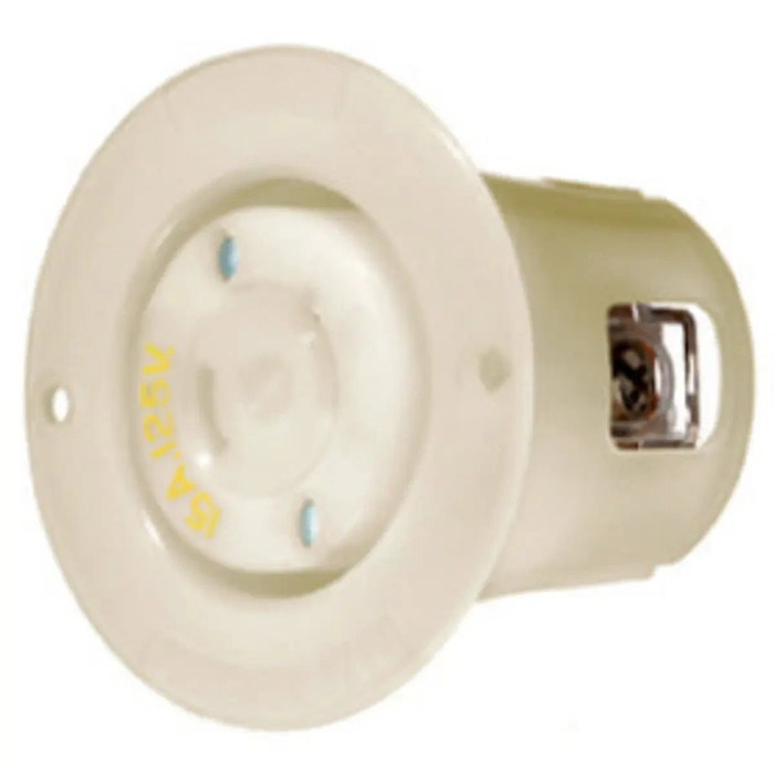 Bryant 7526 NEMA L1-15R Flanged Outlet Receptacle