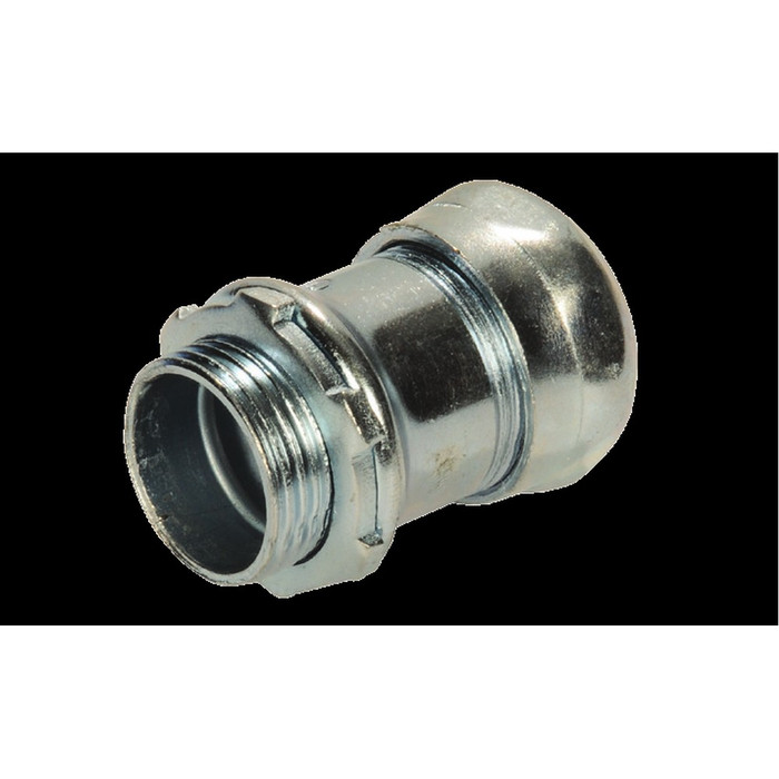 SEPCO S1010 Series EMT Compression Connector, Zinc-Plated Steel