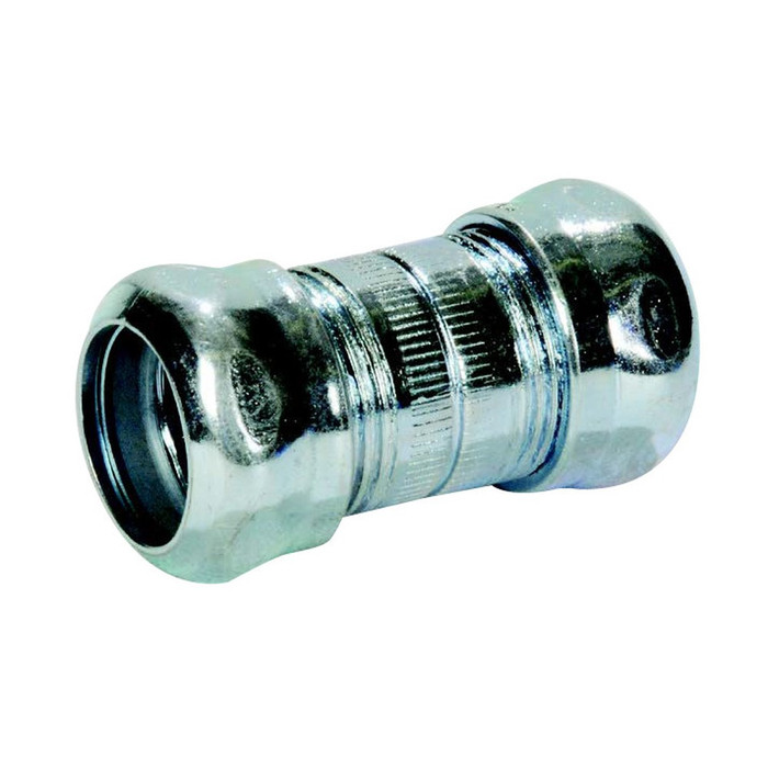 SEPCO S1016 Zinc-Plated Steel EMT Compression Coupling