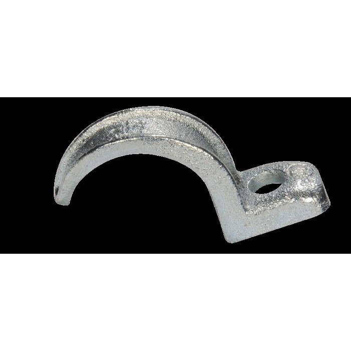 SEPCO 135 Zinc-Plated Malleable Iron 1-Hole Conduit Strap, 1-1/4-Inch