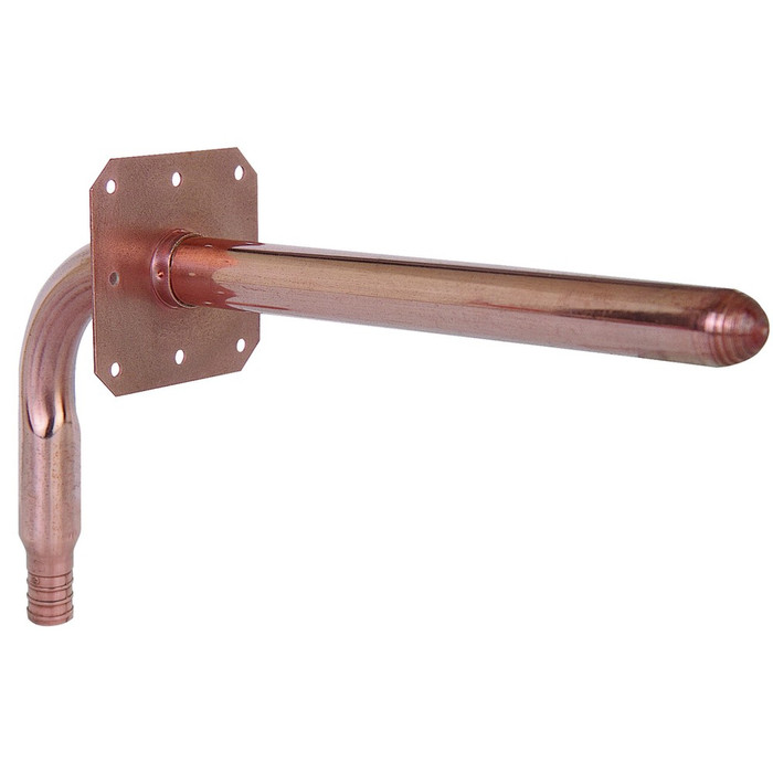 Sioux Chief 630X Type L Copper Stub-Out Elbow with PEX Transition, 1/2" - 3/4"