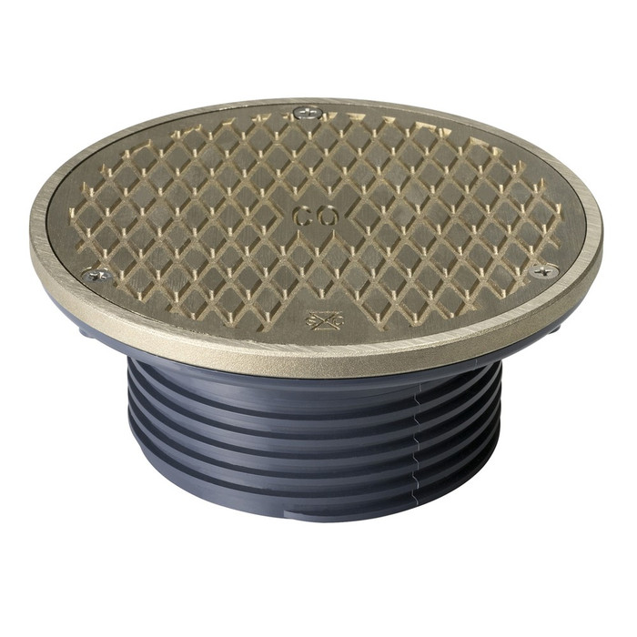 Sioux Chief 834-4HNR 4" ABS Cleanout Finish Head, Round