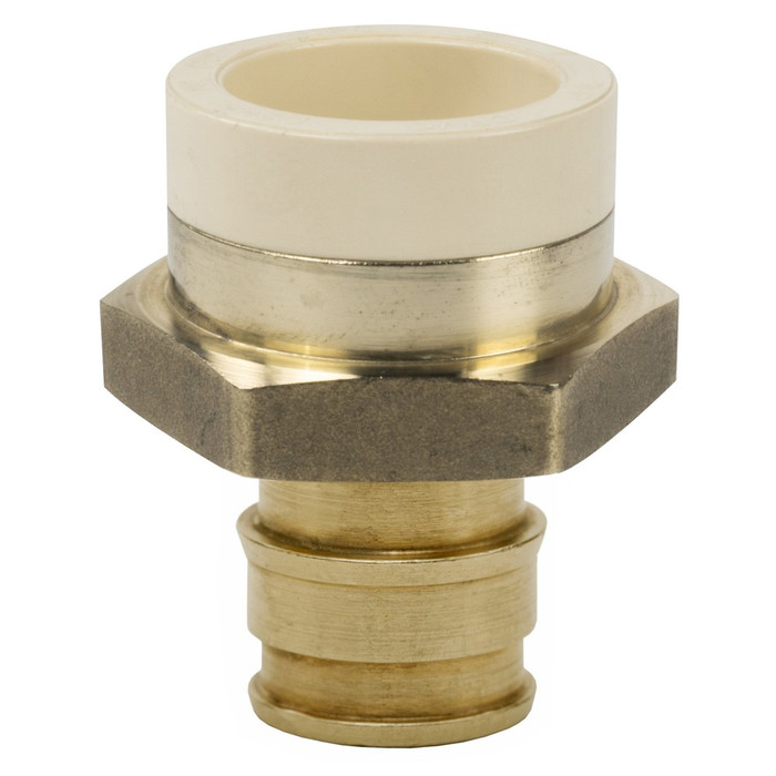 Sioux Chief 645WGC4 1" CPVC x 1" F1960 PEX No-Lead Coupling