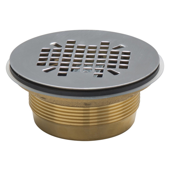 Sioux Chief 827-2B No-Caulk Shower Drain with Stainless Steel Snap-In Strainer