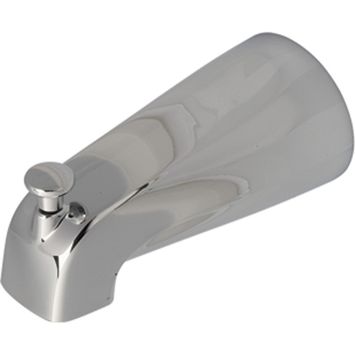 Sioux Chief 972-15 Chrome-Plated Zinc Diverter Tub Spout, 1/2" FIP Nose Connection