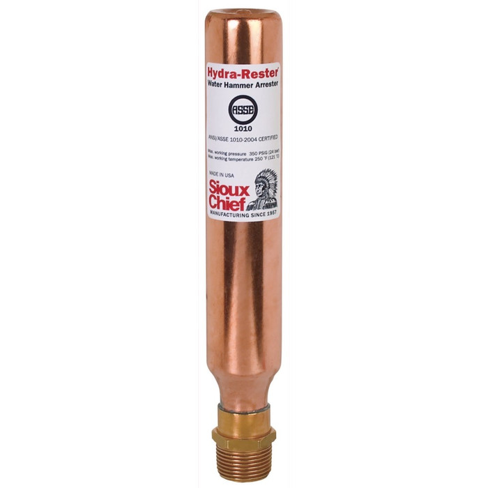 Sioux Chief 653-B Hydra-Rester Water Hammer Arrester, 3/4" MIP, ASSE-B