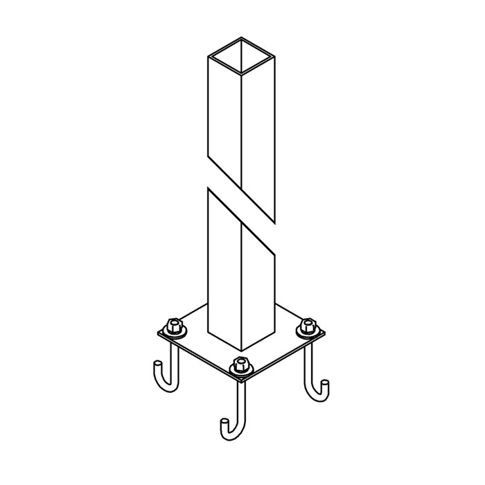 Hubbardton Forge HUB-390171 Square Outdoor Post Hubbardton Forge HUB-390171 Square Outdoor Post