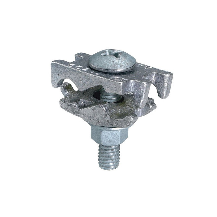 Burndy GC2929CT Cast Copper Alloy Cable Tray Ground Clamp, 3/8" Stud