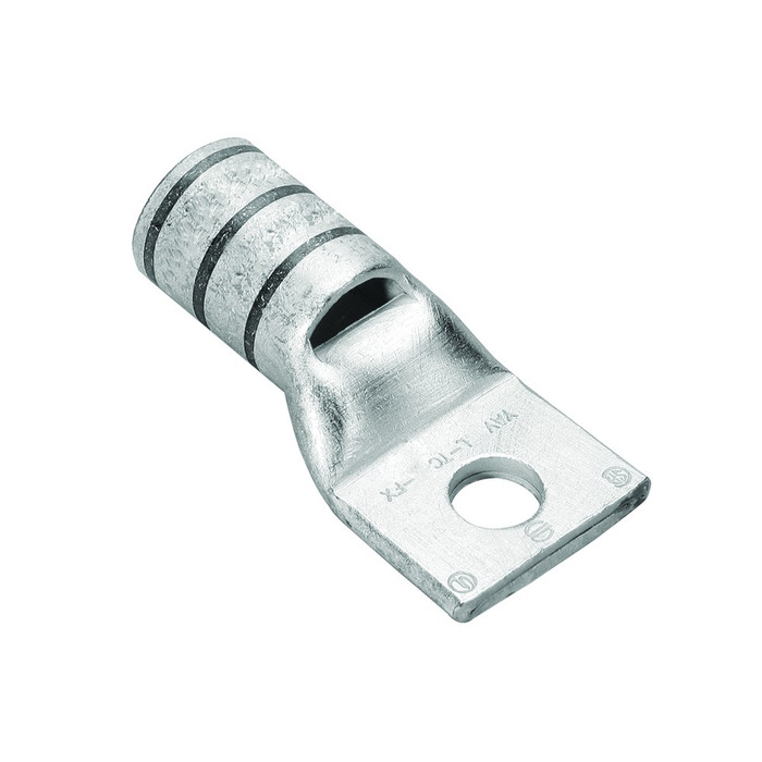 Burndy YA34LTC12FX HYLUG Copper Compression Lug, 1-Hole, 1/2" Stud, 350 kcmil
