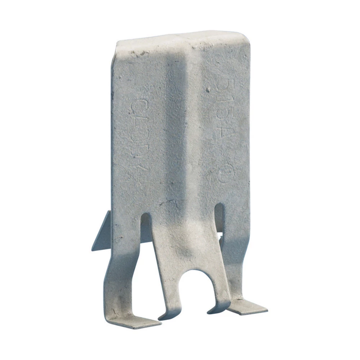 nVent CADDY 515A DACROMET 320 Spring Steel Straight/Upturned Lip Lay-In and Troffer Support Clip