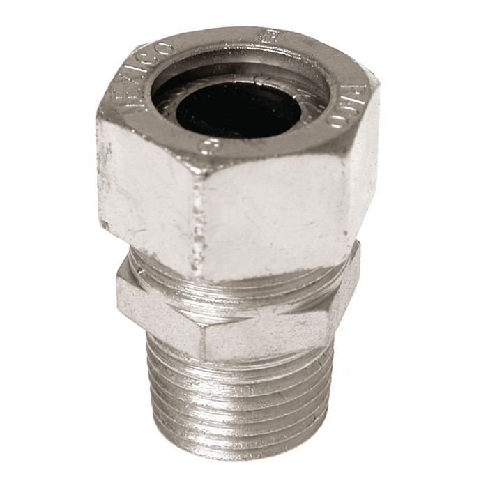 RACO 2462 1/2 in. Liquidtight UF Service Entrance Connector, Steel, Pack of 100