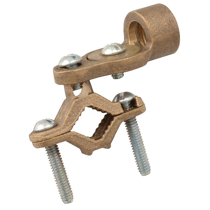 RACO 2512 Bronze Alloy Ground Clamp for 0.5 in to 1 in Rigid Conduit