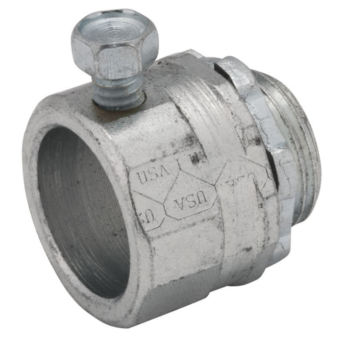 RACO 3006 1-1/2" Steel Set-Screw EMT Connector