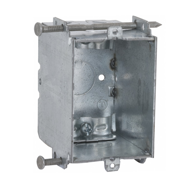 RACO 355 3 in. x 2 in. Steel Switch Box with NMSC Clamps