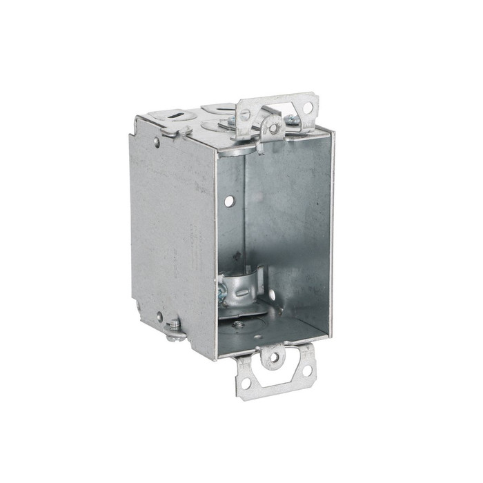 RACO 519 Gangable Steel Switch Box, 3 in. x 2 in., 2-1/2 in. Deep