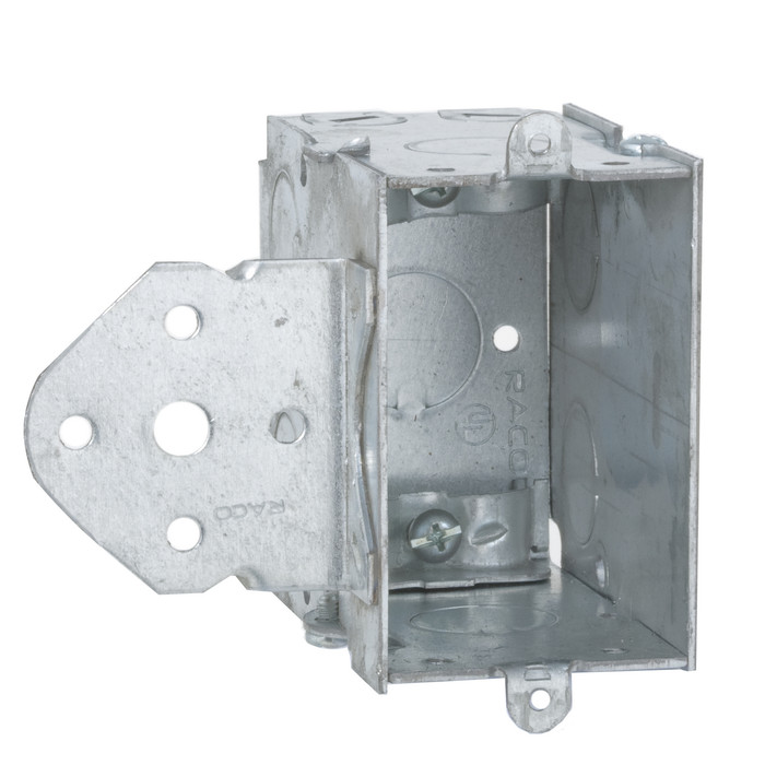 RACO 603 3-1/2" Deep Switch Box with Long Bracket, Pack of 100
