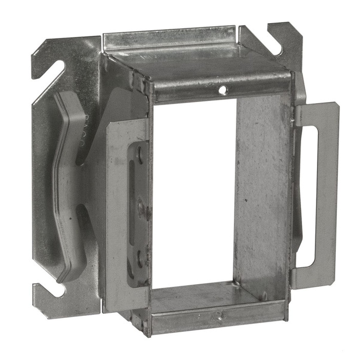 RACO 786B BLOCK-LOC® Series 4 in. Square Tile Cover, 2 in. Deep, 1-Gang, Welded