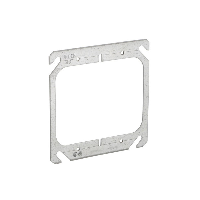 RACO 791 4 in. Square 2-Device Flat Cover