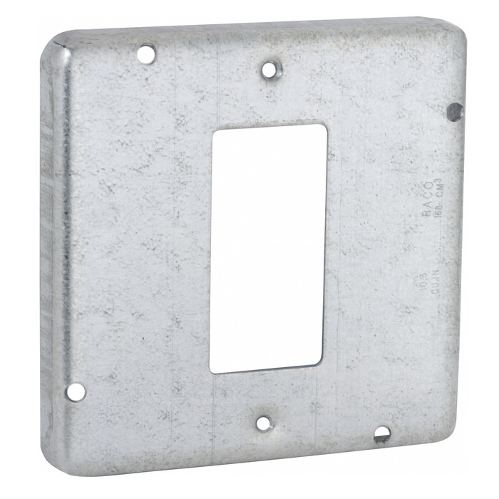 RACO 856 4-11/16 in. Square Cover for GFCI and Decorator Devices