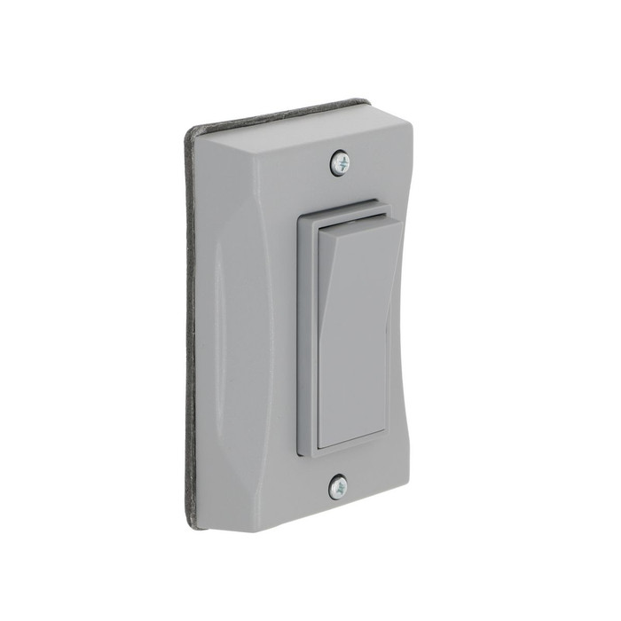 Bell 5123-0 Outdoor Comforts 1-Gang Vertical Decorator Weatherproof Cover, Gray