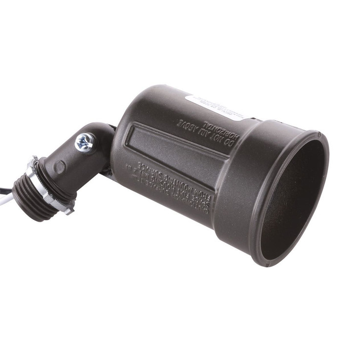 Bell 5606-2 Weatherproof PAR38 Lampholder, Die-Cast Aluminum, Bronze
