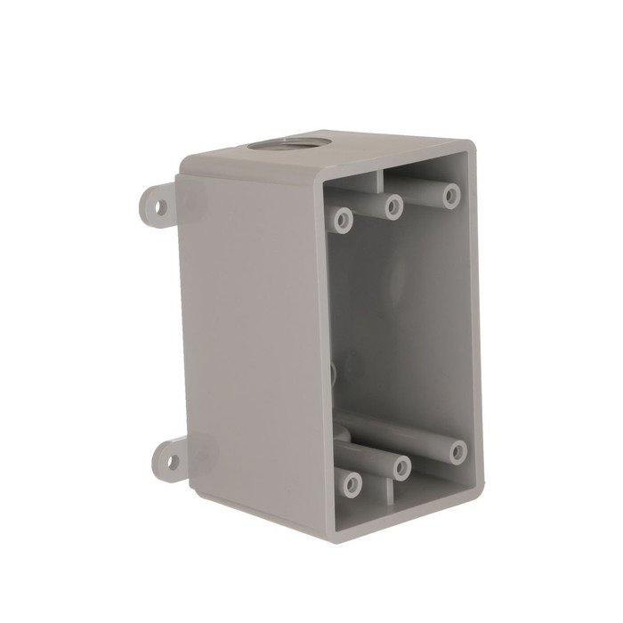 Bell PSBD37550GY 1-Gang Deep Nonmetallic Outlet Box, Gray