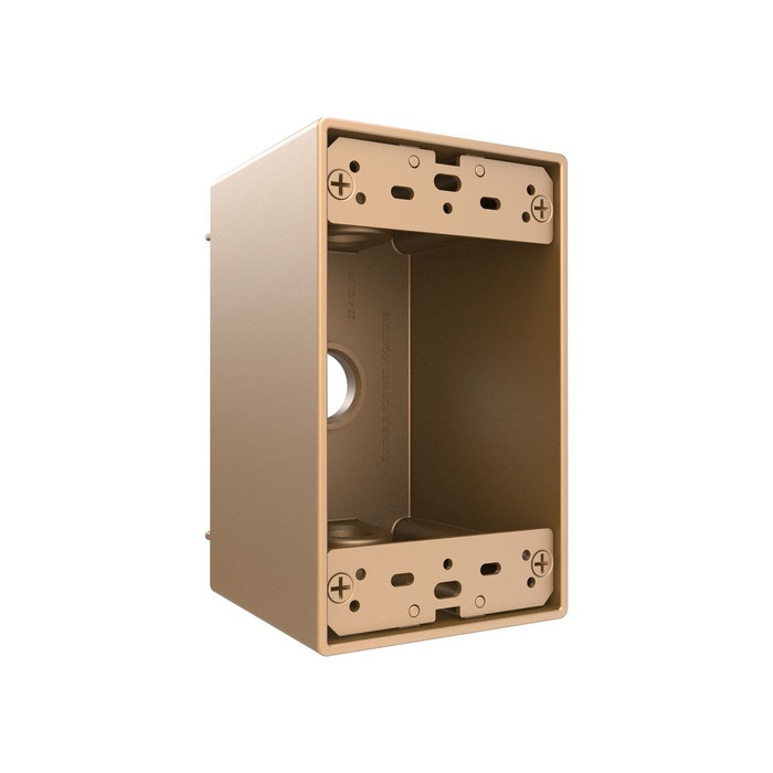 TayMac SD350Z 1-Gang Weatherproof Deep Box, Bronze
