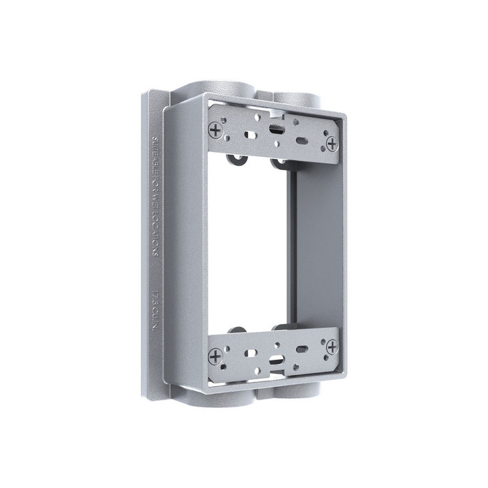 TAYMAC SE475S 1-Gang Weatherproof Extension Adapter, Gray Cast Metal