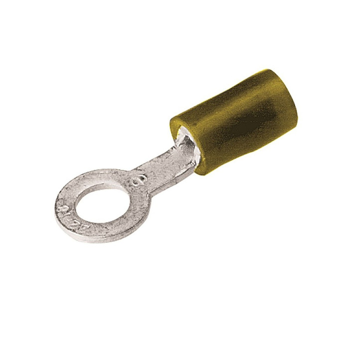 Burndy TN10516 INSULUG Nylon Ring Terminal, 12-10 AWG, 5/16" Stud, 100-Pack