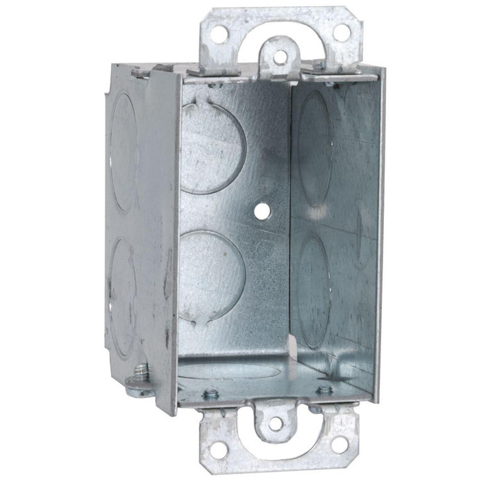RACO Gangable Steel Switch Box, 3 in. x 2 in.