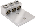Burndy K-Series 3-Conductor Aluminum Universal Terminal Lug, Dual Rated AL/CU