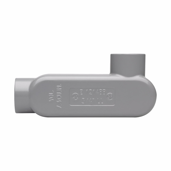 Crouse-Hinds Condulet Series 5 Type LL Conduit Outlet Body, Copper-Free Aluminum