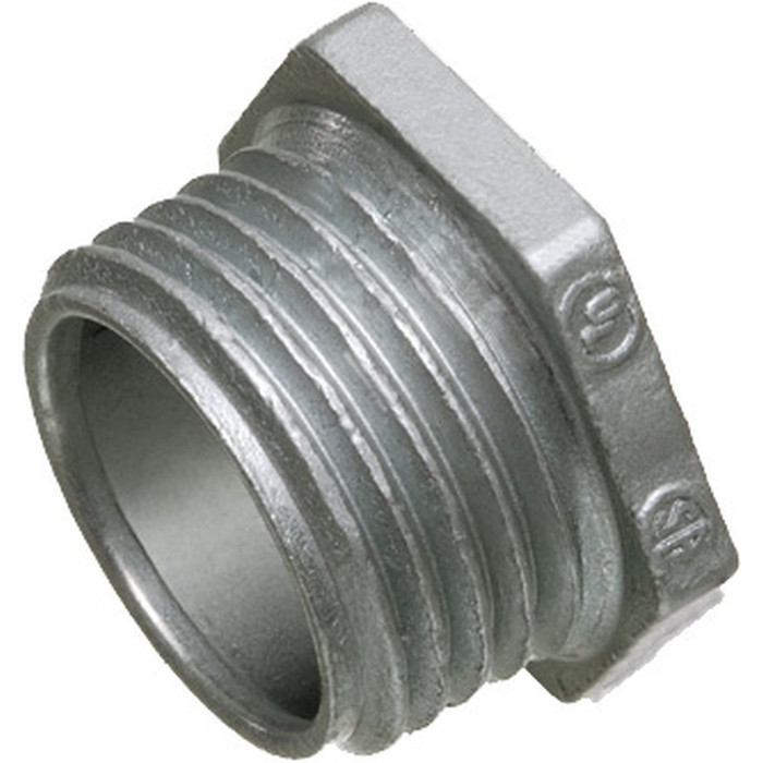 Arlington Industries 505 Zinc Bushed Conduit Nipple, 1-1/2"