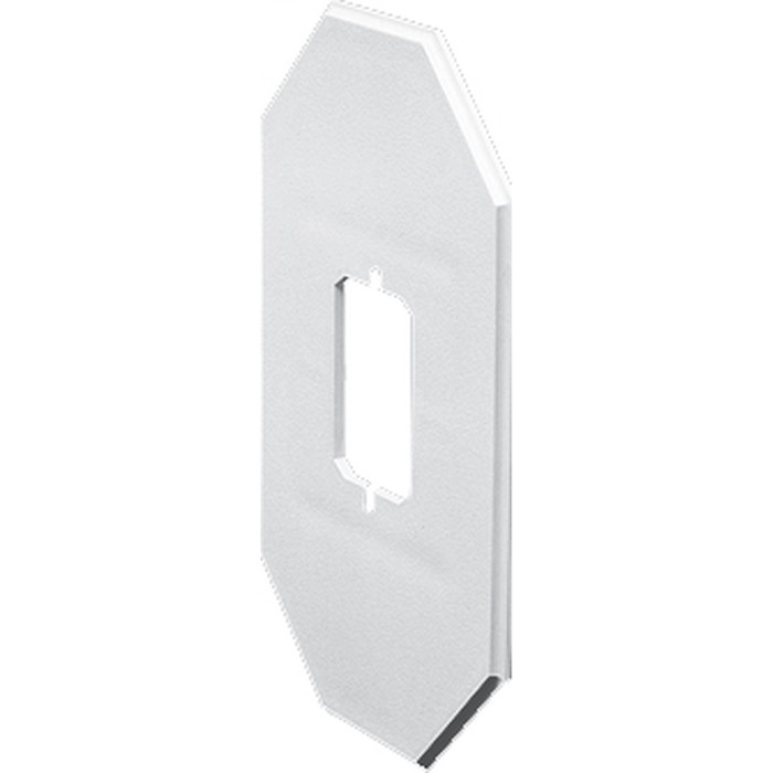 Arlington Industries 8081FDBLC White Plastic Siding Box Kit for Large Fixtures, 6-1/2" x 10-1/2" Mounting Surface