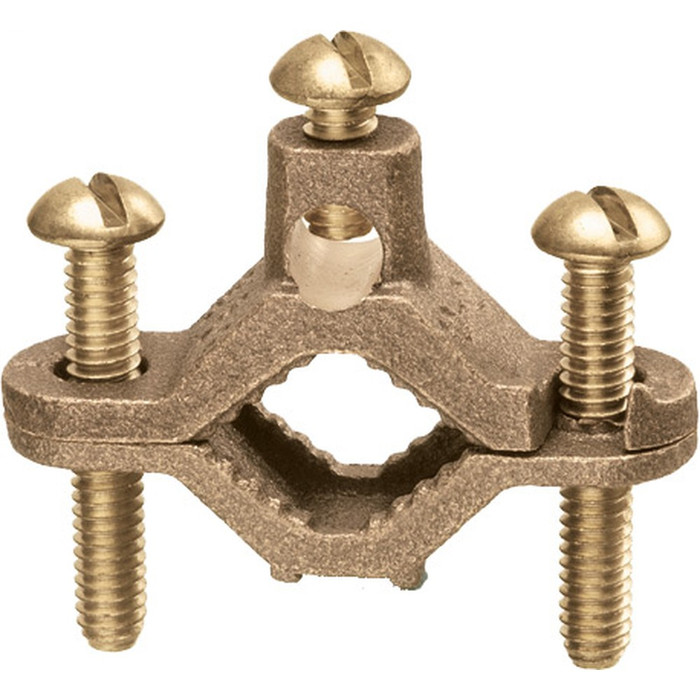 Arlington Industries 720BBS Solid Brass Ground Clamp