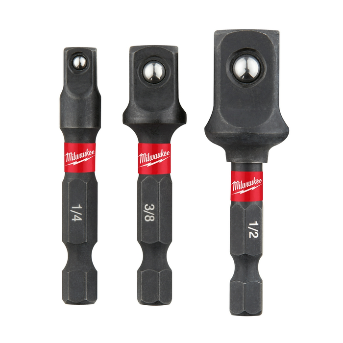 Milwaukee 48-32-5033 SHOCKWAVE Impact-Duty Hex Shank Socket Adapter Set