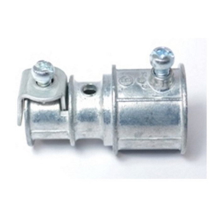 Bridgeport Fittings 4058-DC Mighty-Merge EMT to AC/MC Transition Coupling, 3/4" to 1/2", Zinc