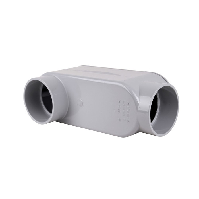 Kraloy 078149 LB40 4" PVC Type LB Access Fitting with Cover and Gasket