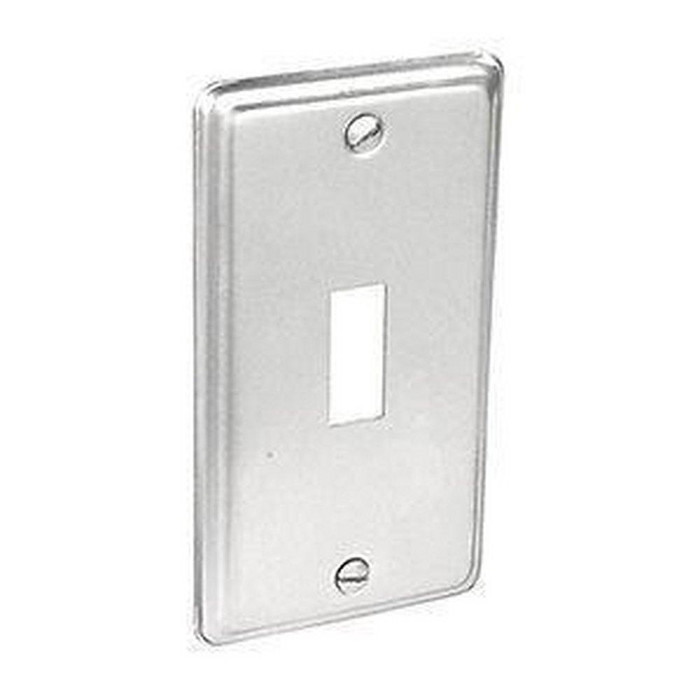 Mulberry 10004 1-Gang Galvanized Steel Utility Cover, 2-7/32-Inch x 4-3/32-Inch