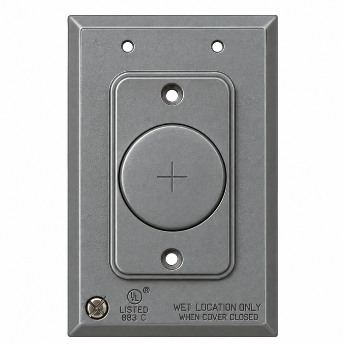 Mulberry 30552 BAC1SV Weatherproof 1-Gang Single Receptacle Cover, Pack of 100