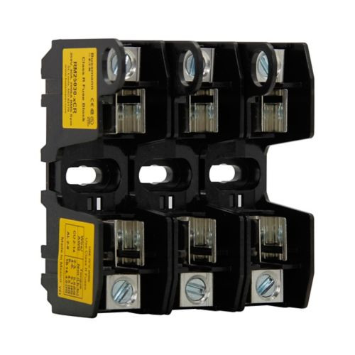 Bussmann RM25030-3CR 3-Pole Class R Fuse Block, 250-Volt, 30-Amp