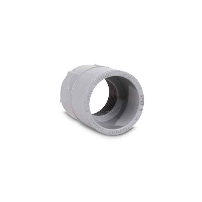 Kraloy 7807 1-1/4" PVC Female Adapter, High-Impact Threaded Fitting