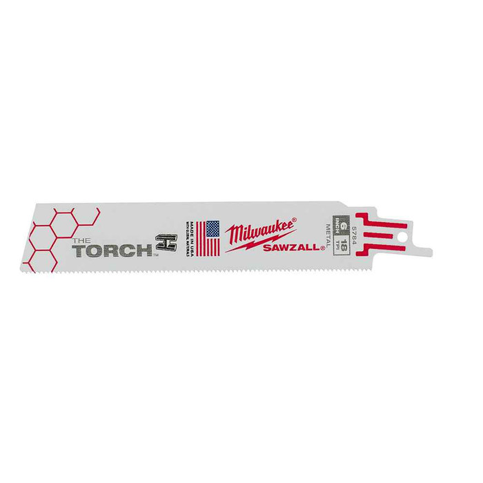 Milwaukee TORCH SAWZALL Blade for Medium Metal (18 TPI)
