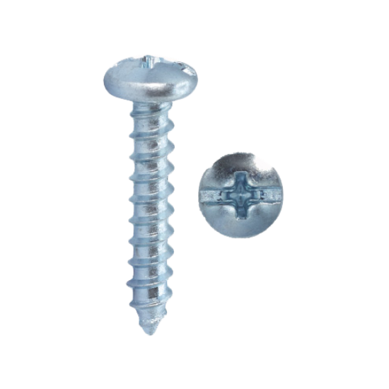 Minerallac Pan Head Sheet Metal Screws with Phillips/Slotted Combo Drive