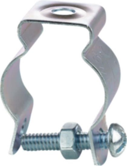 Minerallac Conduit Hanger with Bolt and Nut - Zinc Plated Steel Construction