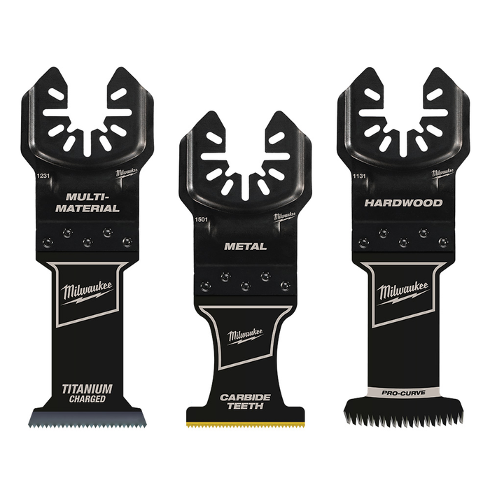 Milwaukee 49-10-9001 OPEN-LOK 3-Piece All-Purpose Multi-Tool Blade Set